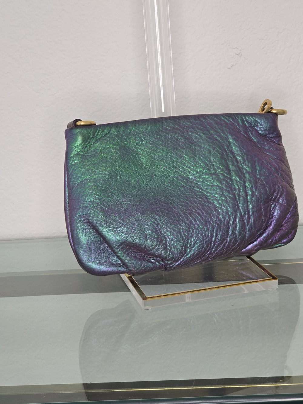 Marc by Marc Jacobs Iridescent Green and Purple Wristlet - Picture 3 of 6